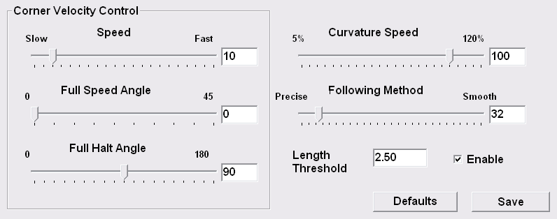 Preprocessor setup options